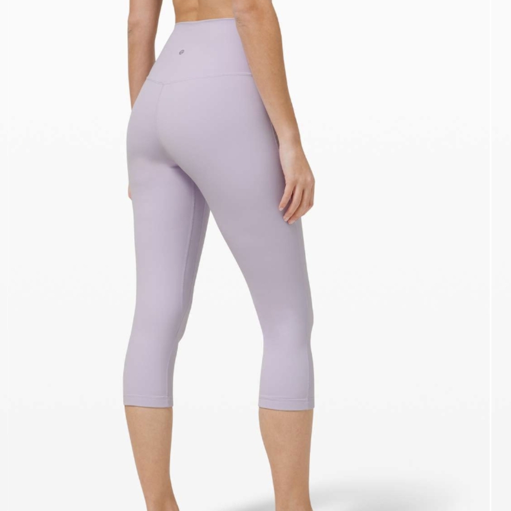 Lululemon Align Crop *21" Lavender Dew double lined